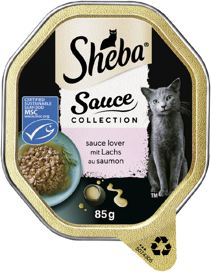 Sheba Katzen-Nassfutter Sauce Collection Sauce Lover mit Lachs